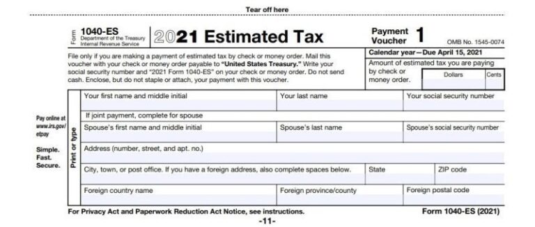 Quarterly Tax Payments